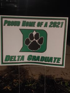Senior yard sign